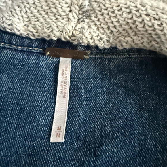 Free People Jean Jacket with hood - Picture 6 of 6